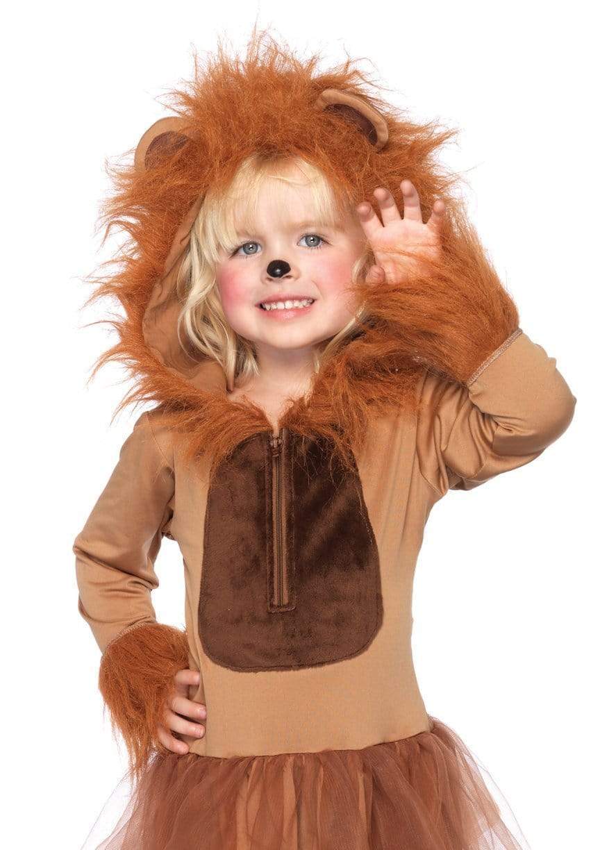 Girl's Cuddly Lion Costume, Kids Halloween Costumes